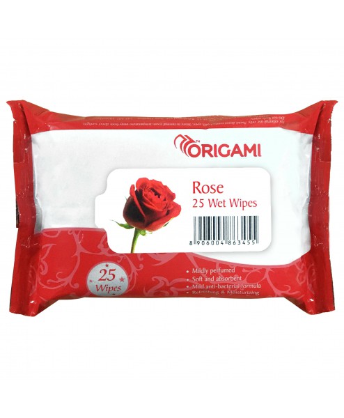 Origami Assorted Rose Wet Wipes